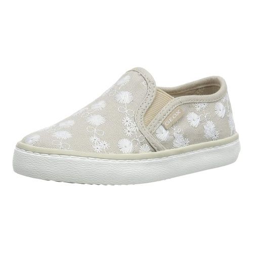 GEOX TODDLER GIRL&#39;S SLIP ON  KILWI CASUAL SHOE BEIGE
