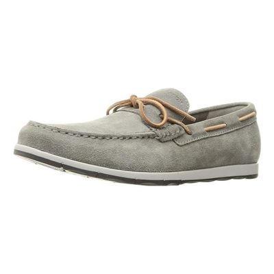 GEOX MEN'S CASUAL SHOE CALAROSSA B-SUEDE GREY