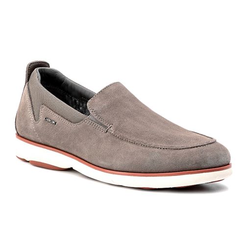 GEOX MEN&#39;S CASUAL SHOE DELRICK SMOKE GREY