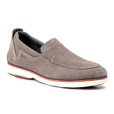 GEOX MEN&#39;S CASUAL SHOE DELRICK SMOKE GREY