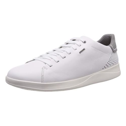 GEOX MEN&#39;S CASUAL SHOE KENNET WHITE