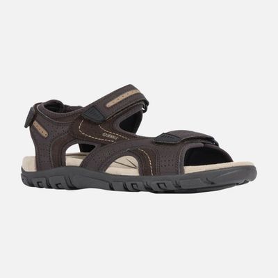 GEOX MEN&#39;S SANDAL STRADA BROWN