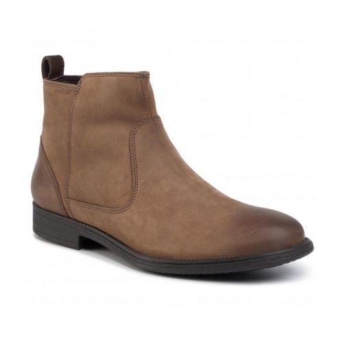 GEOX MEN&#39;S CASUAL BOOT U JAYLON DK COFFEE