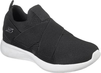 SKECHERS WOMEN'S BOBS SQUAD2 WINNING BLK ALTHLETIC SHOES