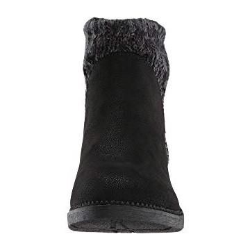 SKECHERS WOMEN'S BOOTIE ELM BLK WITHER BOOT