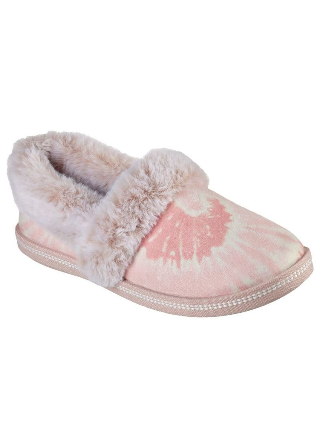 SKECHERS WOMEN&#39;S CASUAL COZY CAMPFIRE-SLUMBER PARTY  BLUSH SLIPPER