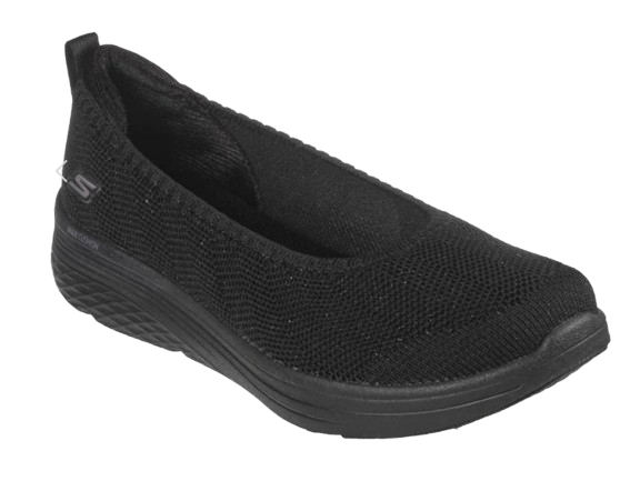 SKECHERS WOMEN ON-THE-GO MAX CUSHIONING LITE SHOES BBK CASUAL SHOES, Size: 7(US)