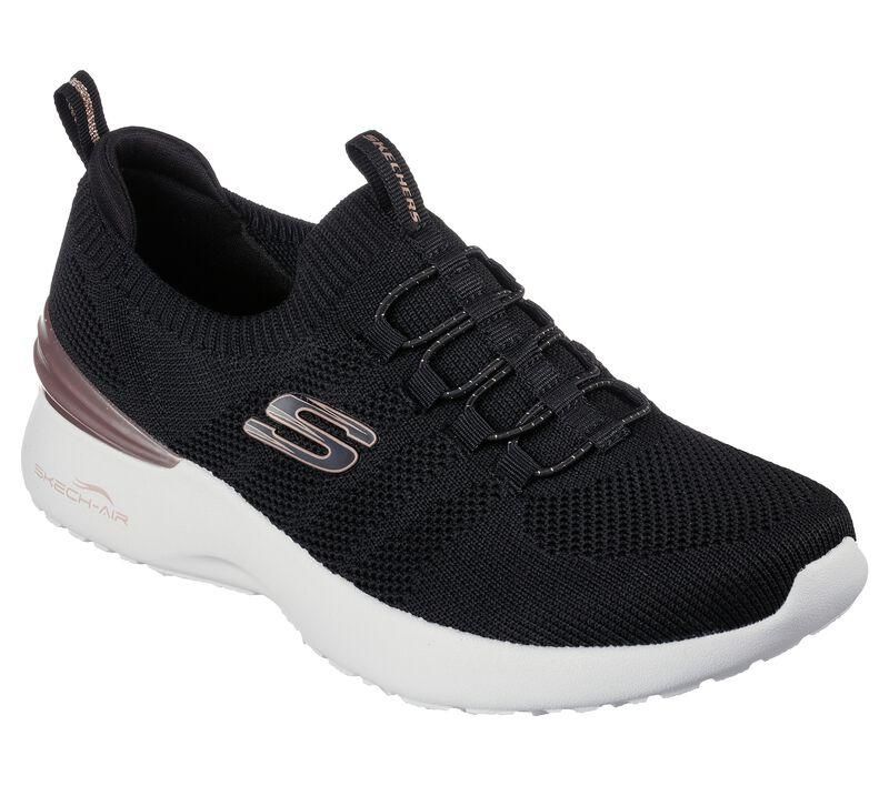 SKECHERS WOMEN&#39;S AIR DYNAMIGHT - PERFECT STEPS BKRG CASUAL SHOE, Size: 6.5(US)