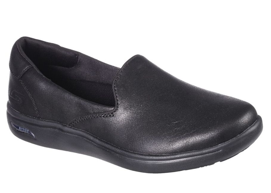 SKECHERS WOMEN&#39;S ARCH FIT UPLIFT - TO THE BEAT BBK DRESS SHOE, Size: 7(US)