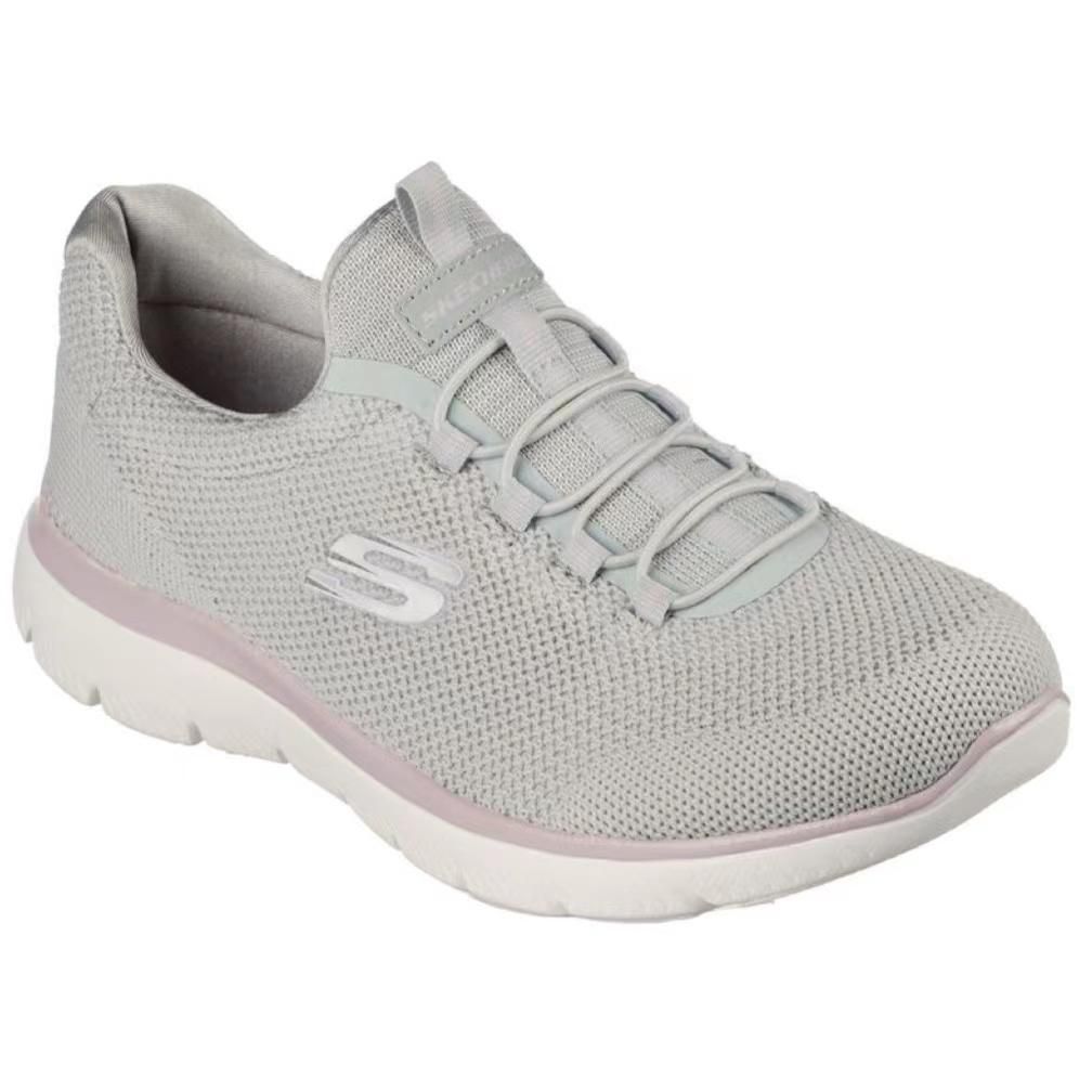 SKECHERS WOMEN&#39;S ATHLETIC SUMMITS-COOL CLASSIC LIGHT GRAY, Size: 8(US)