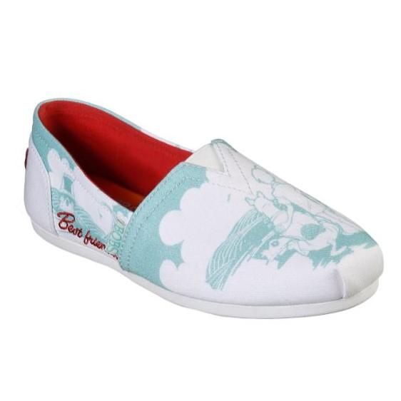 SKECHERS WOMEN&#39;S BOBS PLUSH BESTIES TURQUOISE CASUAL SHOE, Size: 6.5(US)