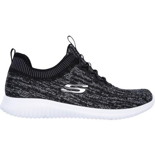 SKECHERS WOMEN&#39;S BRIGHT HORIZON BKGY CASUAL SHOES, Size: 6.5(US)