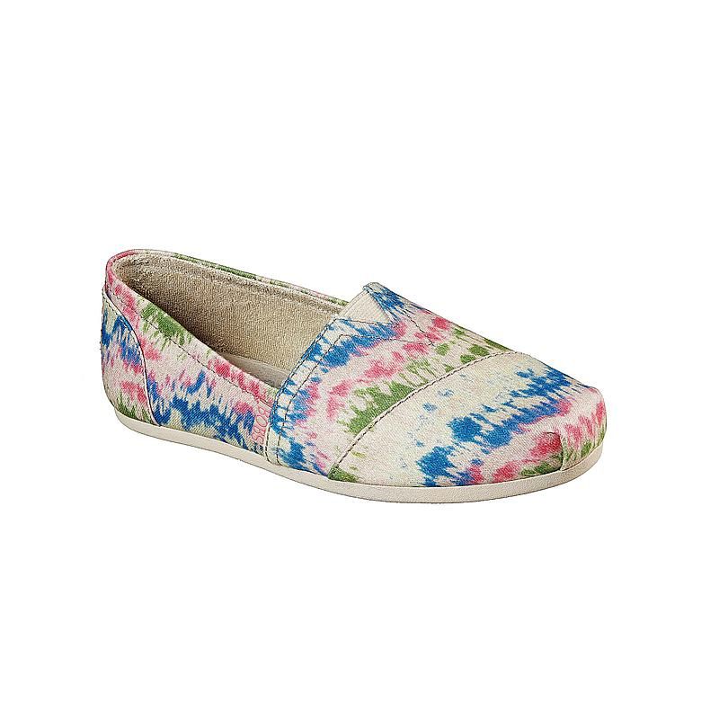 SKECHERS WOMEN&#39;S CASUAL BOBS PLUSH COLOR CASTLE MULTI CASUAL SHOES, Size: 7(US)