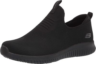 SKECHERS WOMEN'S FIRST TAKE BLK CASUAL SHOES