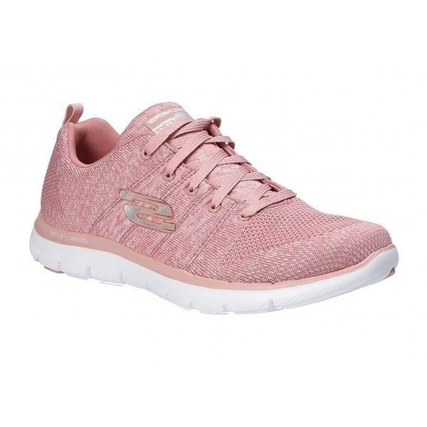SKECHERS WOMEN&#39;S FLEX APPEAL 2.0 - HIGH ENERGY ROSE ALTHLETIC SHOES, Size: 6.5(US)