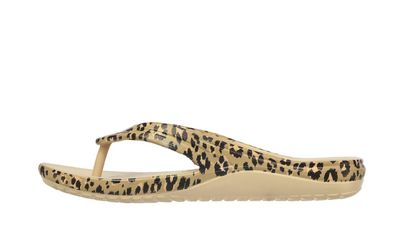 SKECHERS WOMEN'S FOAMIES BAY BREEZE WILD KITTEN SLIPPER
