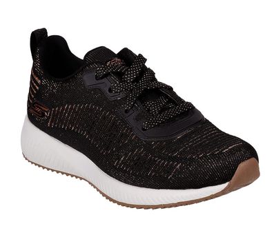 SKECHERS WOMEN'S GLAM LEAGUE BLK ALTHLETIC SHOES