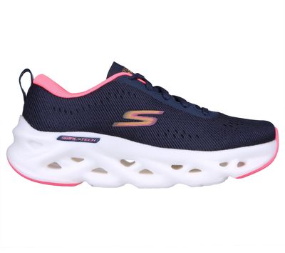 SKECHERS WOMEN'S GO RUN GLIDE STEP MAX NAVY CASUAL SHOES