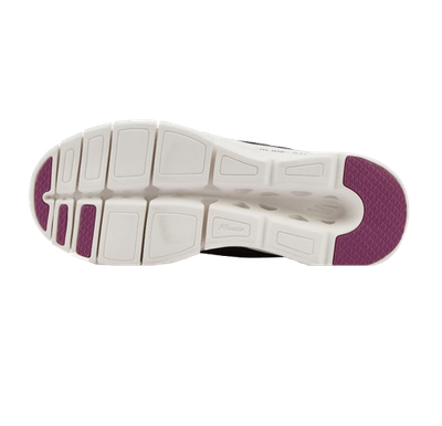 SKECHERS WOMEN'S GO RUN GLIDE-STEP FLEX BKW CASUAL SHOES