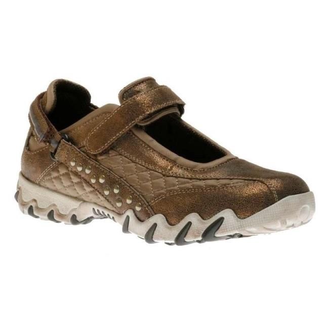 ALLROUNDER BY MEPHISTO WOMEN&#39;S SANDAL NIMBO RIVERTS GOLD, Size: 6.5(US)
