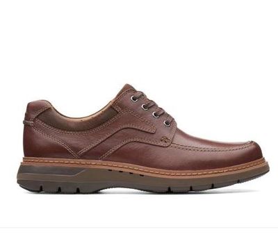 CLARKS MEN'S DRESS SHOE UN RAMBLE LACE BRN