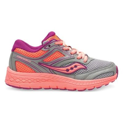 SAUCONY GIRL'S RUNNER S-COHESION 12 GRY/COR