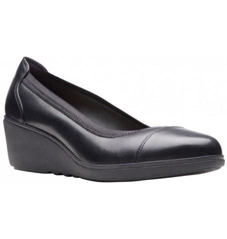 CLARKS WOMEN&#39;S DRESS SHOE UN TALLARA LIZ BLACK