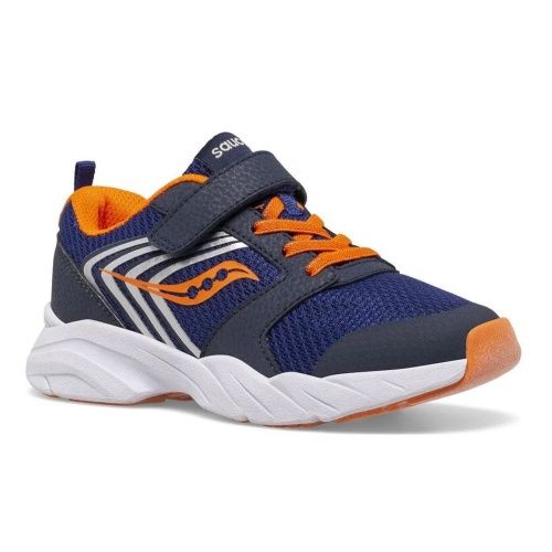 SAUCONY BOY&#39;S WIND FST AC NAVY/ORANGE