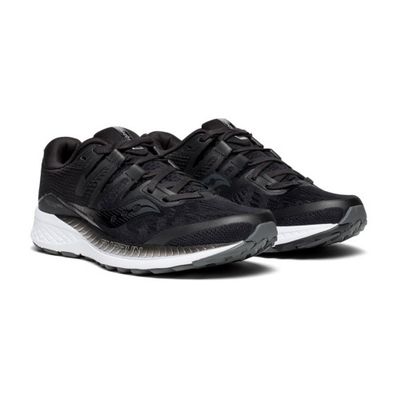 SAUCONY WOMEN&#39;S RIDE ISO BLK ATHLETIC SHOE