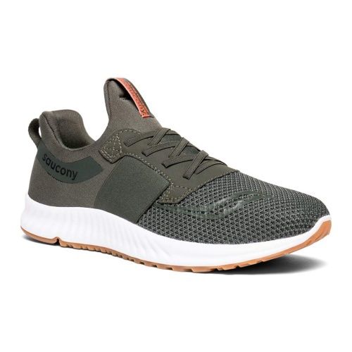 SAUCONY MEN&#39;S STRETCH &amp; GO BREEZE GREEN