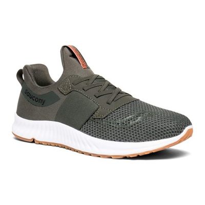 SAUCONY MEN'S STRETCH &amp; GO BREEZE GREEN