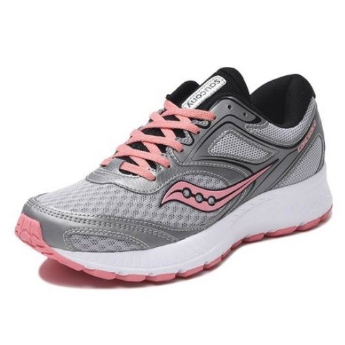 SAUCONY WOMEN&#39;S VERSAFOAM COHESION TR 12  SILVER ATHLETIC SHOE
