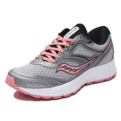 SAUCONY WOMEN&#39;S VERSAFOAM COHESION TR 12  SILVER ATHLETIC SHOE