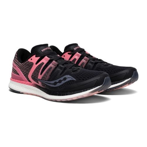 SAUCONY WOMEN&#39;S LIBERTY ISO BLACK ATHLETIC SHOE