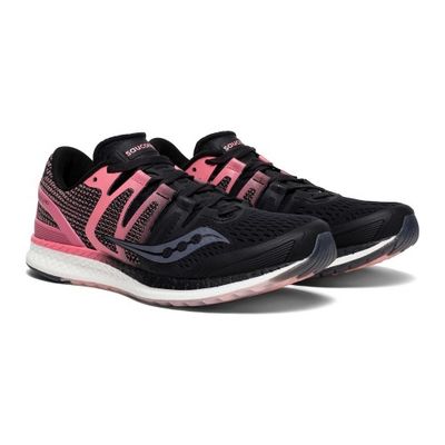 SAUCONY WOMEN&#39;S LIBERTY ISO BLACK ATHLETIC SHOE