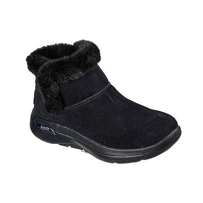 SKECHERS WOMEN&#39;S WINTER BOOTS GO WALK ARCH FIT-CHERISH BLK WITHER BOOT