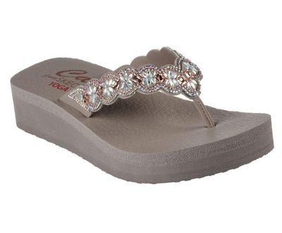 SKECHERS WOMEN&#39;S VINYASA - HAPPY SPRING TPE SLIPPER