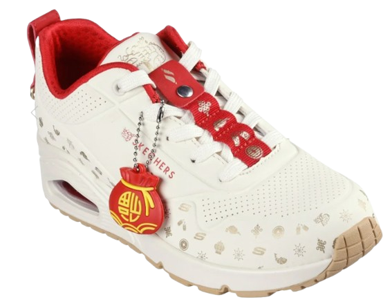 SKECHERS WOMEN&#39;S UNO - YEAR OF THE DRAGON CASUAL SHOES, Size: 6(US)