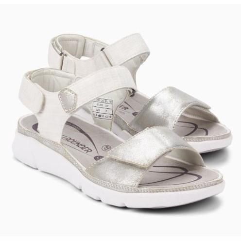 ALLROUNDER BY MEPHISTO WOMEN&#39;S SANDAL TABASA SILVER, Size: 6(US)