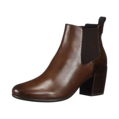 GEOX WOMEN&#39;S ANKLE DRESS BOOTIE LUCINDA BRN