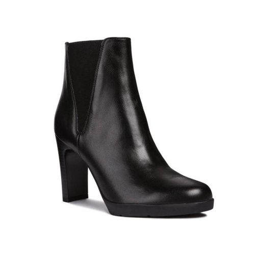 GEOX WOMEN&#39;S ANNYA ANKLE DRESS BOOT BLK, Size: 35(EU)