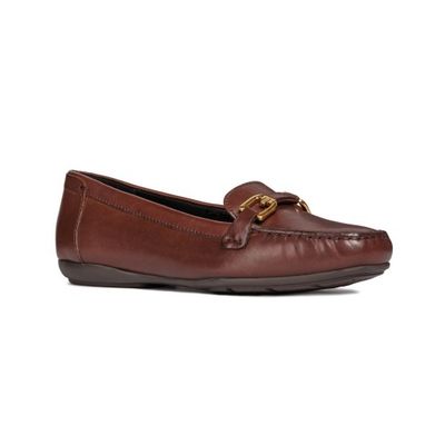 GEOX WOMEN&#39;S DRESS SHOE ANNYTAH MOC BRN