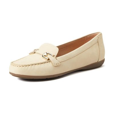 GEOX WOMEN'S DRESS SHOE ANNYTAH MOC TAUPE