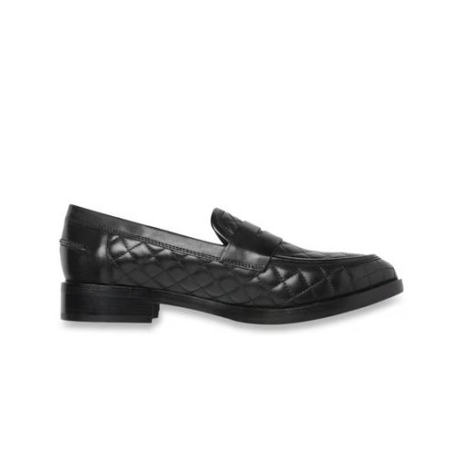 GEOX WOMEN&#39;S BROGUE BLACK CASUAL SHOE, Size: 35(EU)