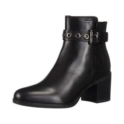 GEOX WOMEN&#39;S GLYNNA CASUAL BOOTIE BLK