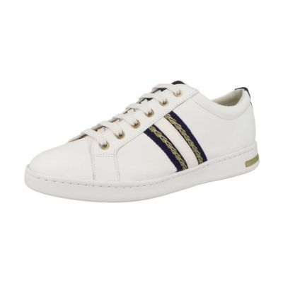 GEOX WOMEN'S CASUAL SHOE JAYSEN WHITE