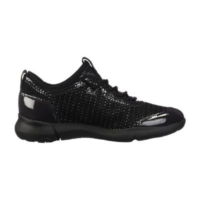 GEOX WOMEN'S NEBULA CASUAL SHOE BLK TEXT