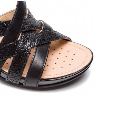 GEOX WOMEN'S SANDAL DOROTHA BLACK