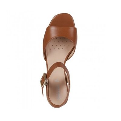GEOX WOMEN'S SANDAL ORTENSIA CAMEL