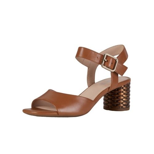 GEOX WOMEN&#39;S SANDAL ORTENSIA CAMEL